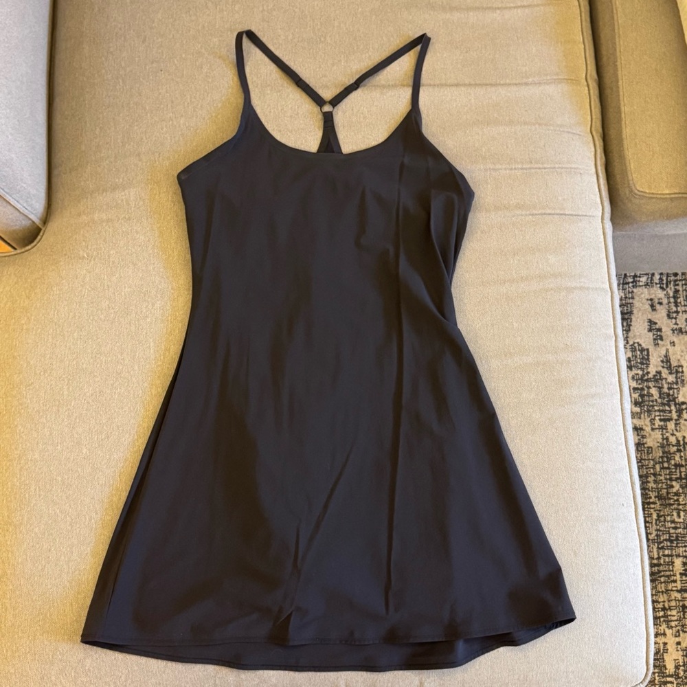 Outdoor Voices Black Tennis Dress